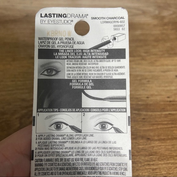 Maybelline Lasting Drama waterproof Gel Pencil Chacoal 602 - Picture 6 of 6